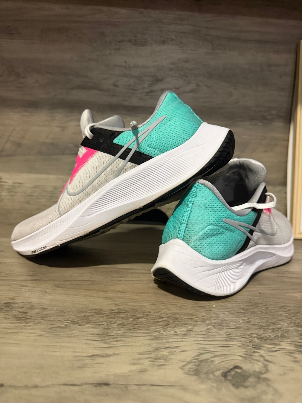 Nike Air Zoom Pegasus 38 Miami South Beach Running Sneakers Mens Size 12